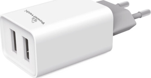 Powertech Φορτιστής Τοίχου USB QC 3.0 20W 4A Λευκός