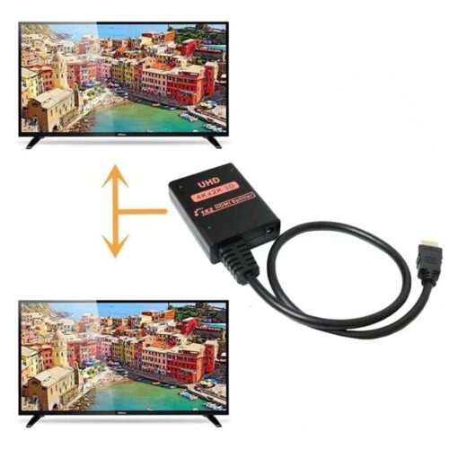 Powertech Hdmi Splitter 1-in Σε 2-out 4k 30hz Hdr Hdcp Μαύρο