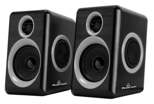 Powertech ηχεία Premium sound 2x 3W RMS 3.5mm μαύρα