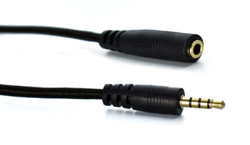 Powertech καλώδιο 3.5mm αρσενικό σε θηλυκό copper 1.5m μαύρο