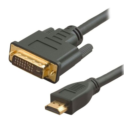 Powertech Καλώδιο Hdmi Σε Dvi 24+1 Dual Link Μαυρο 1.5m