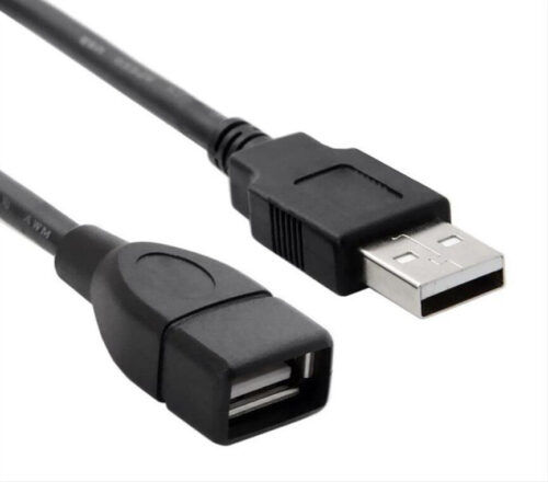 Powertech Καλώδιο Προέκτασης USB 480Mbps 1.5m Μαύρο
