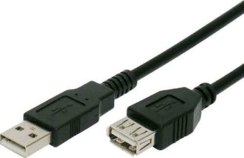 Powertech Καλώδιο Προέκτασης USB 480Mbps 3m Μαύρο