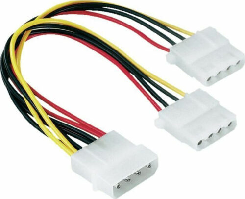 Powertech Καλωδιο Ρευματος Ide (F) Σε 2x Ide (M), 20cm