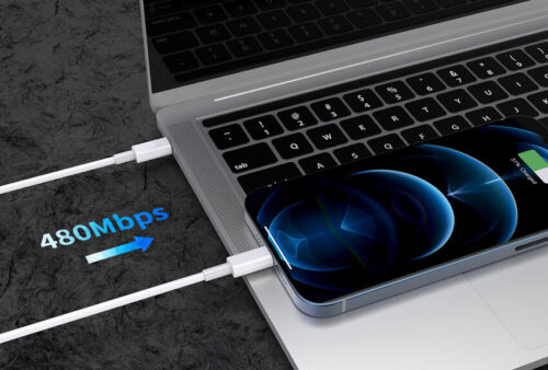Powertech Καλώδιο USB-C σε Lightning 20W PD 1m Λευκό