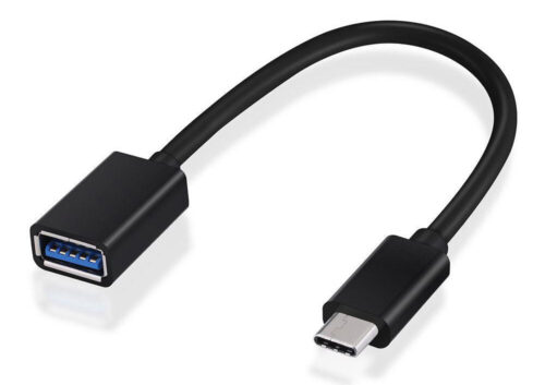 Powertech καλώδιο USB-C σε USB 3.1 θηλυκό OTG 0.20m μαύρο
