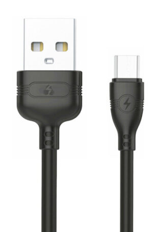 Powertech Καλώδιο Usb Σε Micro Usb Eco Copper 1M Μαύρο
