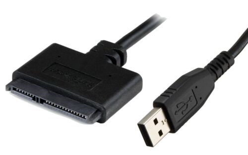 Powertech καλώδιο USB σε SATA copper 0.20m μαύρο