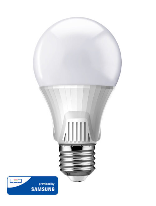 Powertech LED Λάμπα Bulb 9W Warm White 3000K E27 Samsung LED