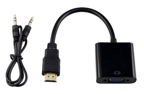 Powertech Μετατροπέας HDMI σε VGA 0.20m + Audio Jack