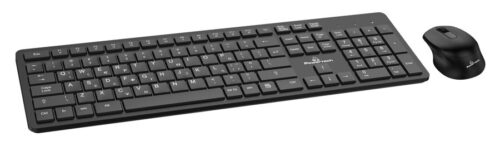 Powertech set ποντίκι & πληκτρολόγιο ασύρματο 1600dpi μαύρο
