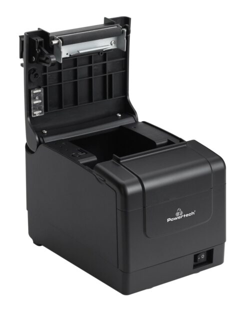 Powertech Θερμικός Εκτυπωτής Αποδείξεων USB/LAN Μαύρος
