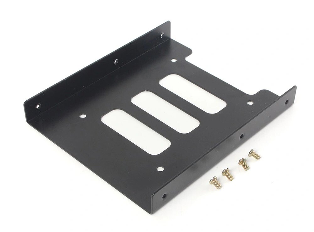 Powertech Tray 3.5" για 2.5" Hdd Ssd Brat 003 Μεταλλικό Μαύρο 2τμχ