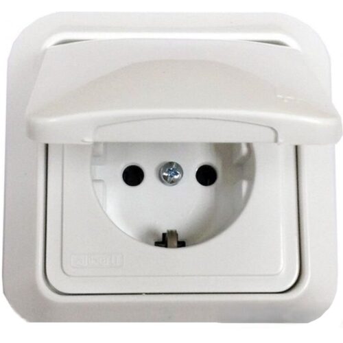 Πρίζα Σούκο Με Καπάκι Σύρος