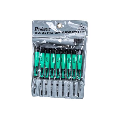 Pro'sKit SD-0839 9pcs ESD Precision Screwdriver Set