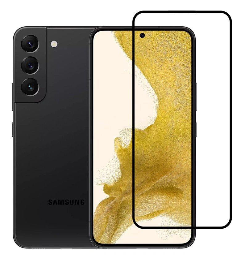 Προστατευτικά Οθόνης tempered glass 3D TGC-0550, full glue, Samsung S22 5G, μαύρο