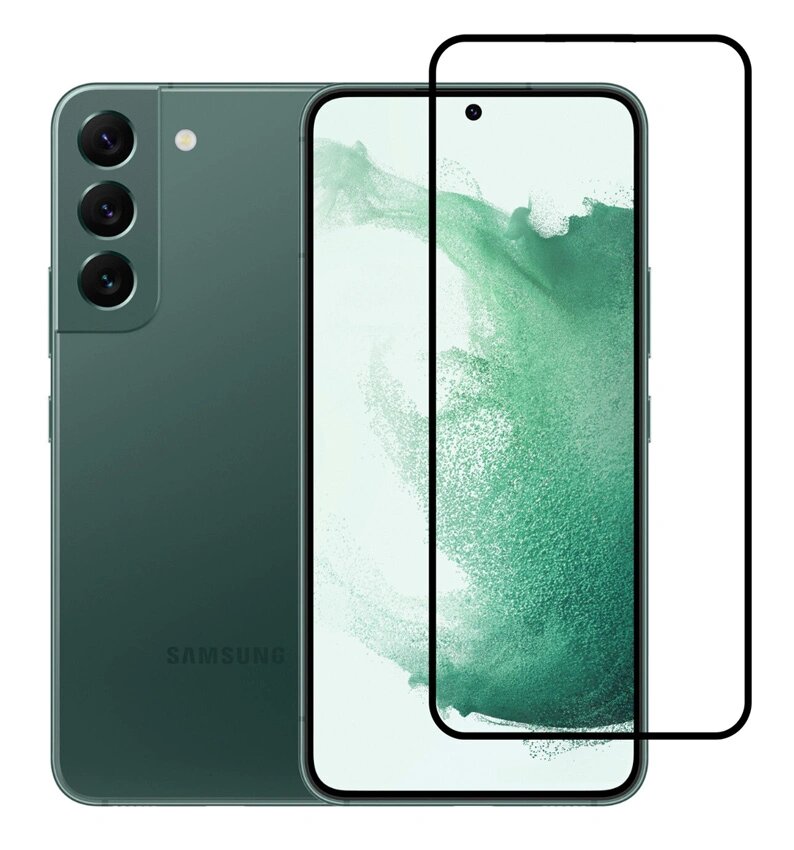 Προστατευτικά Οθόνης tempered glass 3D TGC-0551, full glue, Samsung S22+ 5G, μαύρο