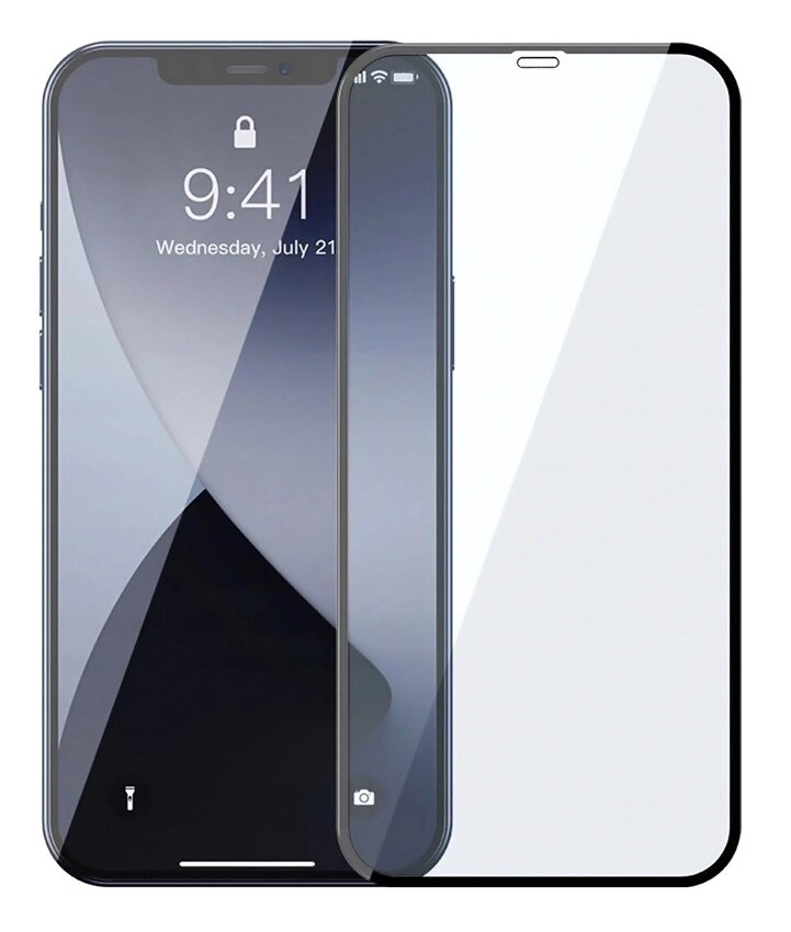Προστατευτικά Οθόνης Tempered Glass 5D, full glue, iPhone 12 Pro Max, μαύρο