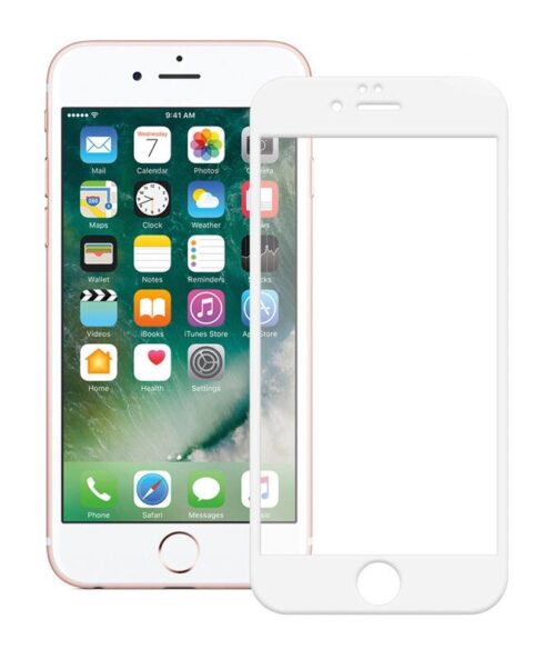 Προστατευτικά Οθόνης Tempered Glass 5D Full Glue για iPhone 6, White
