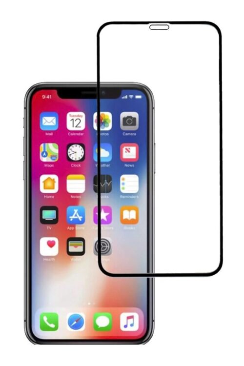 Προστατευτικά Οθόνης Tempered Glass 5D, Full Glue, για iPhone XR, μαύρο