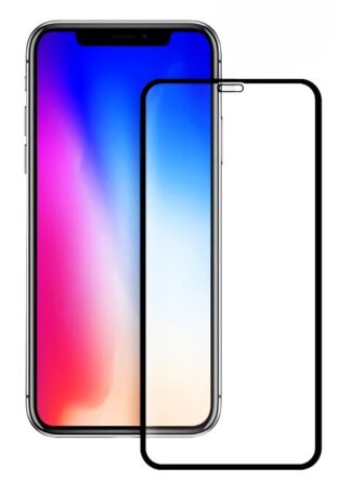 Προστατευτικά Οθόνης Tempered Glass 5D Full Glue για iPhone XS, Black