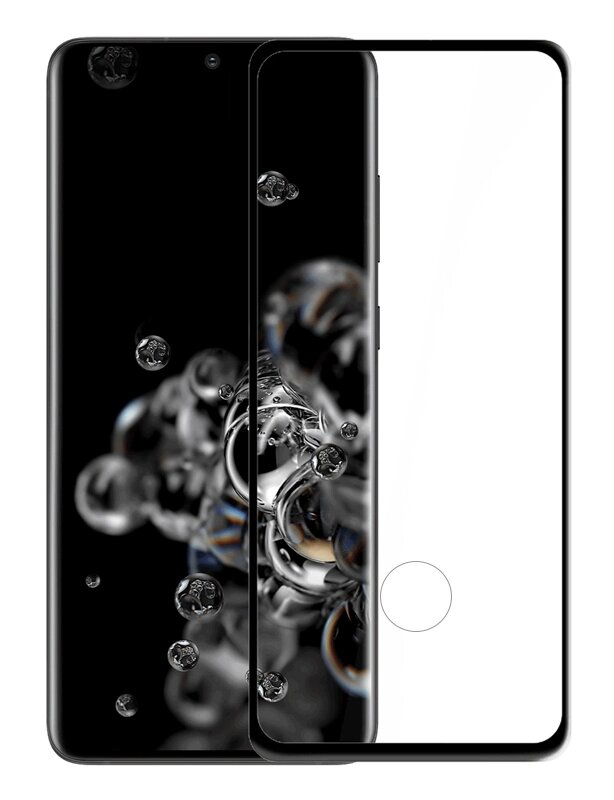 Προστατευτικά Οθόνης Tempered Glass 5D, Full Glue, Samsung Galaxy S20 Ultra, μαύρο