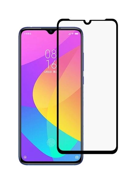 Προστατευτικά Οθόνης Tempered Glass 5D Full Glue, Xiaomi Mi CC9 Qualcomm, μαύρο