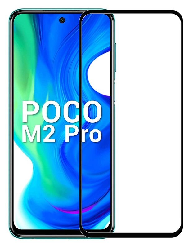 Προστατευτικά Οθόνης Tempered Glass 5D, full glue, Xiaomi Poco M2 Pro 2020, μαύρο