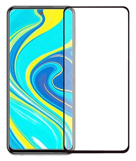 Προστατευτικά Οθόνης Tempered Glass 5D, full glue, Xiaomi Redmi Note 9 Pro, μαύρο