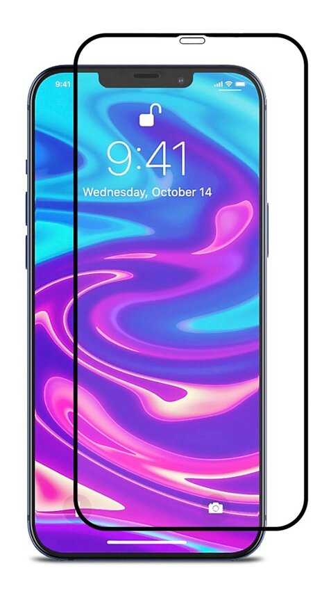 Προστατευτικά Οθόνης tempered glass 5D TGC-0448 για iPhone 12/12 Pro, full glue