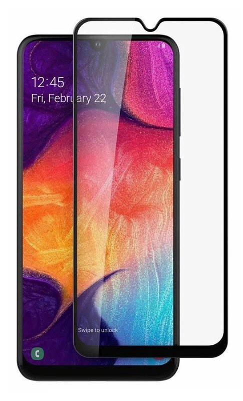 Προστατευτικά Οθόνης tempered glass 5D TGC-0471, Samsung A20s, full glue, μαύρο