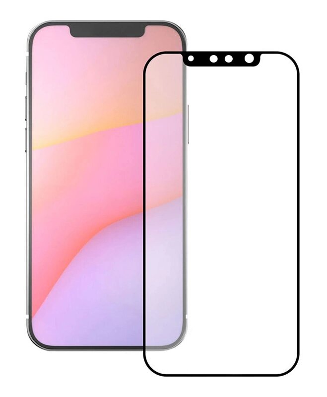 Προστατευτικά Οθόνης tempered glass 5D TGC-0517, iPhone 13/13 Pro, full glue, μαύρο