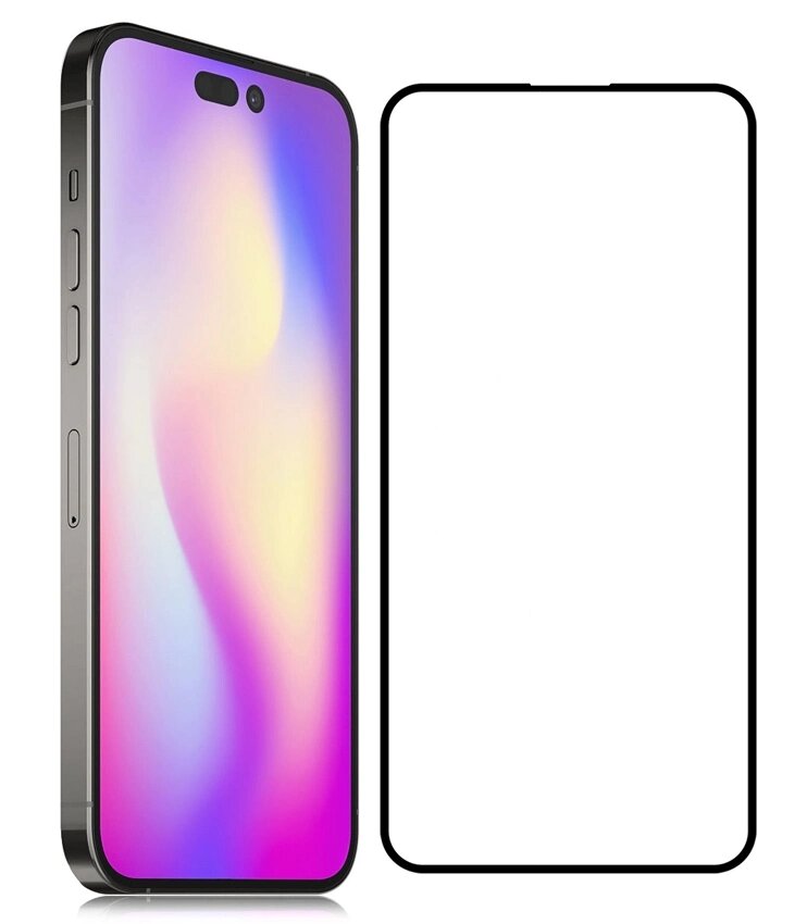 Προστατευτικά Οθόνης tempered glass 5D TGC-0581, iPhone 14 Max, full glue, μαύρο