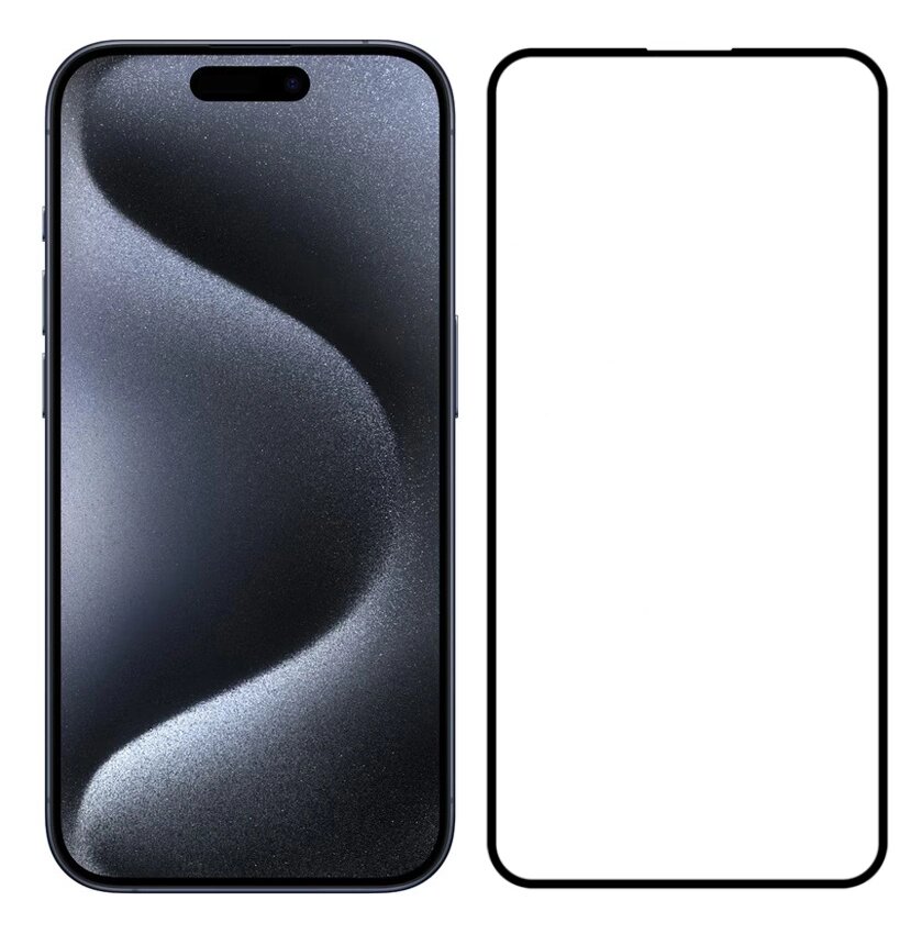 Προστατευτικά Οθόνης tempered glass 5D TGC-0659 για iPhone 15 Pro, full glue