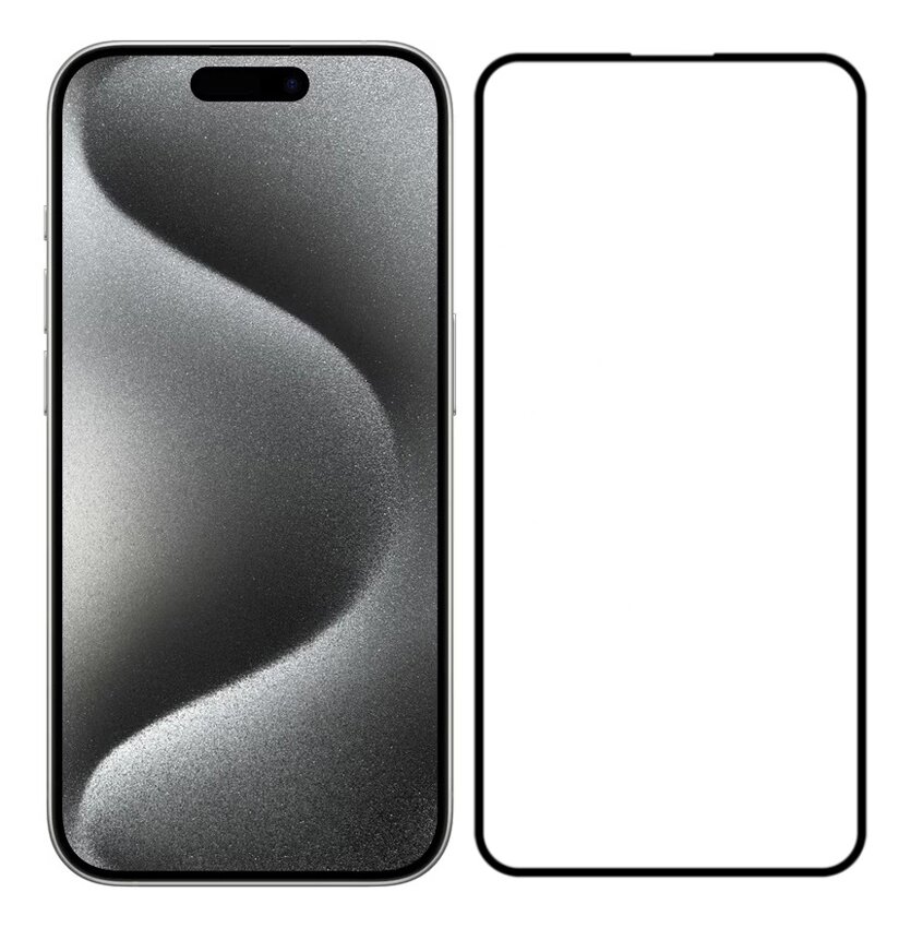 Προστατευτικά Οθόνης tempered glass 5D TGC-0660 για iPhone 15 Pro Max, full glue
