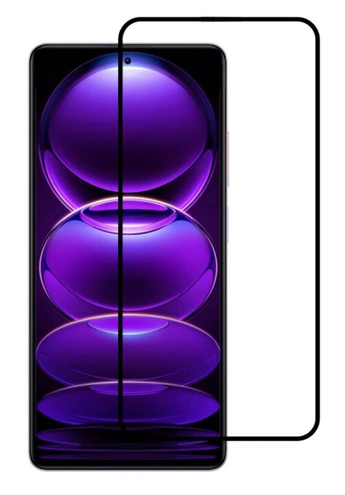 Προστατευτικά Οθόνης tempered glass 5D, Xiaomi Redmi Note 12 Pro/5G/Pro plus, μαύρο