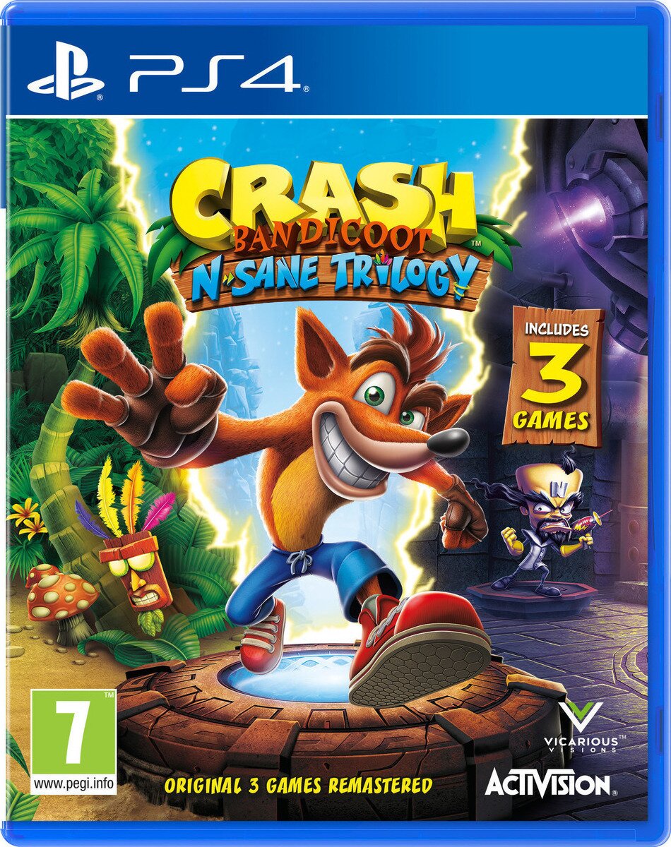 Ps4 Crash Bandicoot N. Sane Trilogy