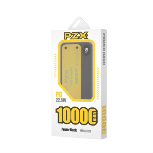 PZX Powerbank 10000mAh Fast Charge 22.5W μαύρο