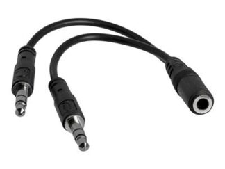 Qihang 3.5mm Splitter Female to Dual Male 0,10m