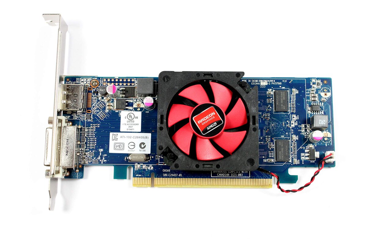 Radeon VGA ATI HD 7470 1GB GDDR3 DVI/DisplayPort PCIE LP