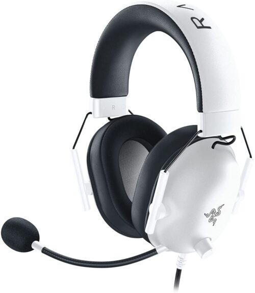 Razer Eνσύρματα Gaming Aκουστικά BlackShark V2 X με σύνδεση 3.5mm, λευκό