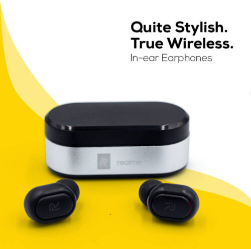 RealMe Ασύρματες Ψείρες Ακουστικά Bluetooth 5.1 LED Ένδειξη 4 Ώρες Μπαταρία Αδιάβροχο