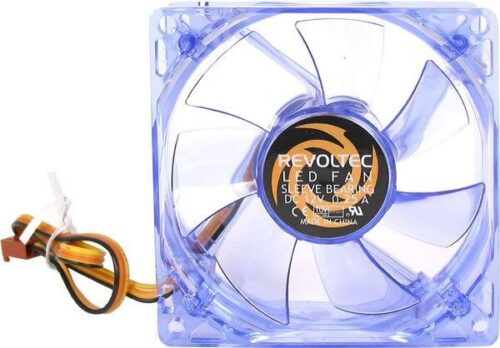 Revoltec LED Fan 80mm Blue