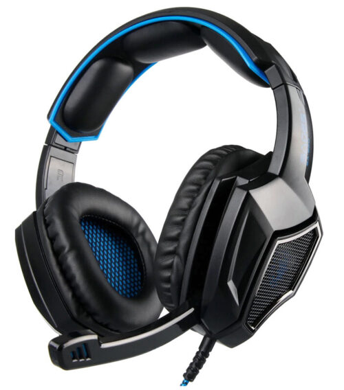 Sades Gaming Ακουστικά 3.5mm 40mm Μπλε SA-920 Plus