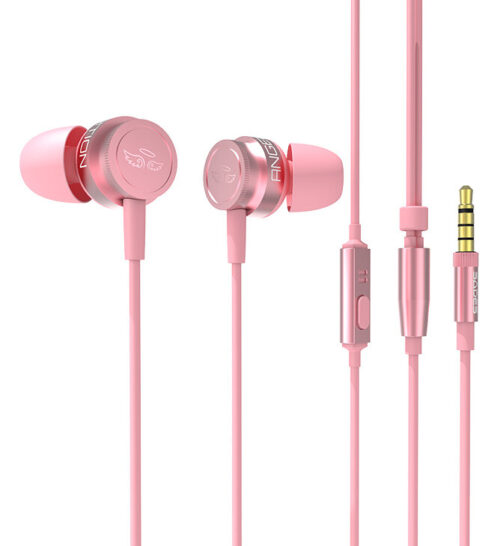 SADES gaming earphones Wings 10 magnetic 10mm 3.5mm ροζ