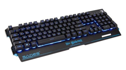Sades Gaming Keyboard Neo Blademail Rgb Backlit Membrane