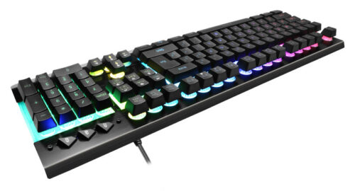 Sades gaming πληκτρολόγιο Neo Whistle RGB αθόρυβο μαύρο