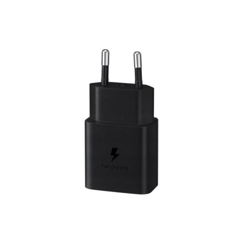 Samsung Fast Travel Charger 15W Type C Black, Χωρίς Καλώδιο
