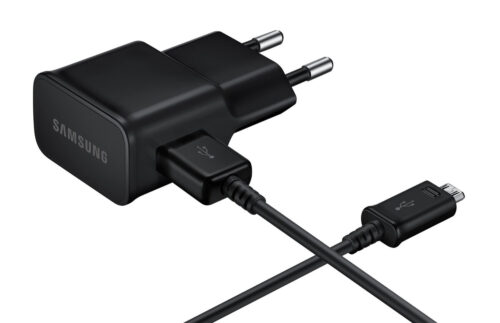 Samsung Φορτιστής Τοίχου Usb(A) Σε Micro Usb 2A Μαύρο