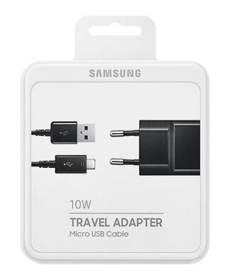 Samsung Φορτιστής Τοίχου Usb(A) Σε Micro Usb 2A Μαύρο